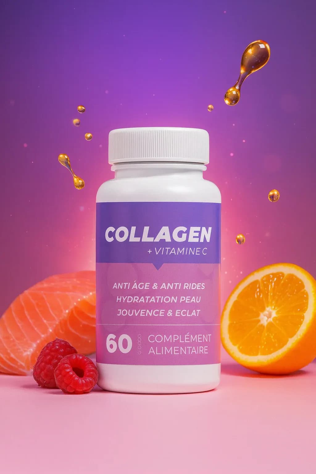 Collagene Marin Hydrolysé 60 Capsules