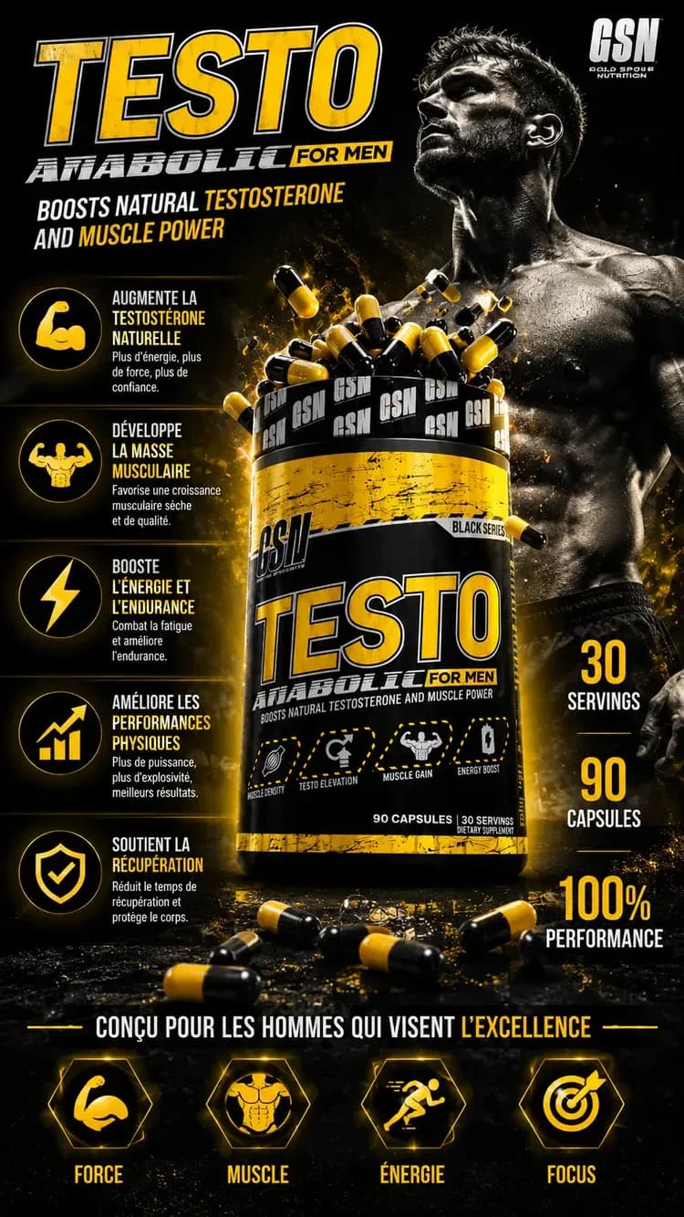 GSN Testo Anabolic 90 capsules — photo 5