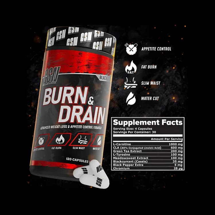 GSN Burn & Drain 120 capsules — photo 5