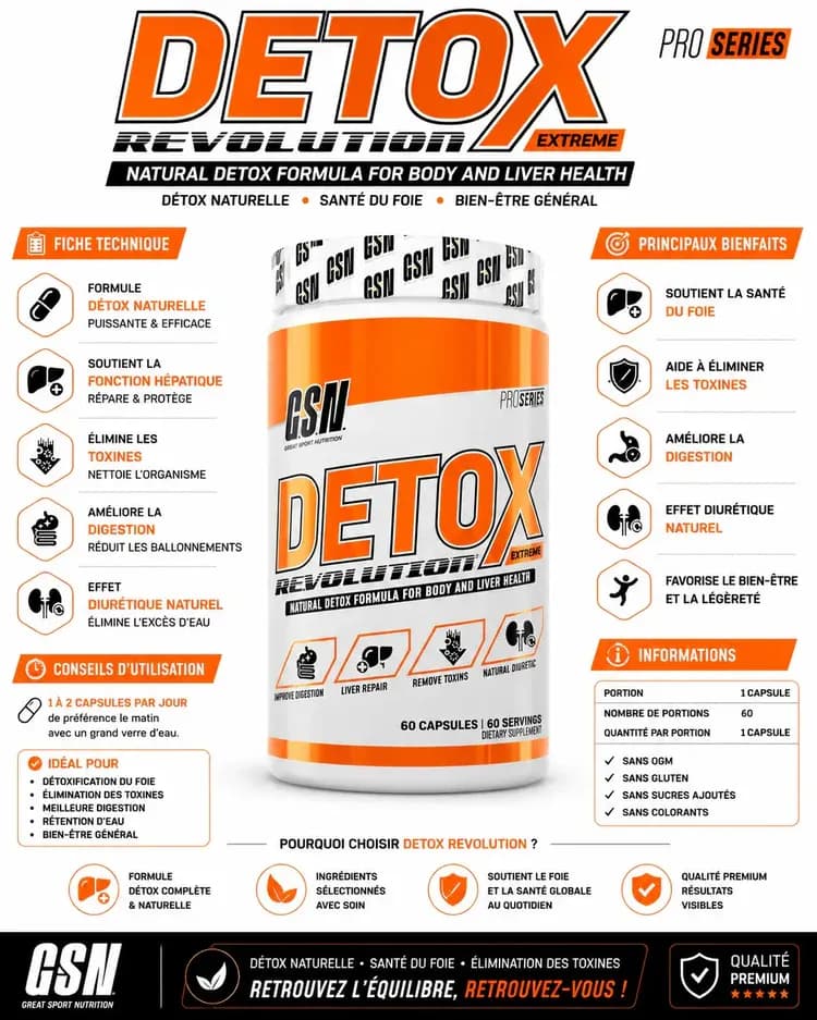 Gsn Detox Revolution 60 Capsules