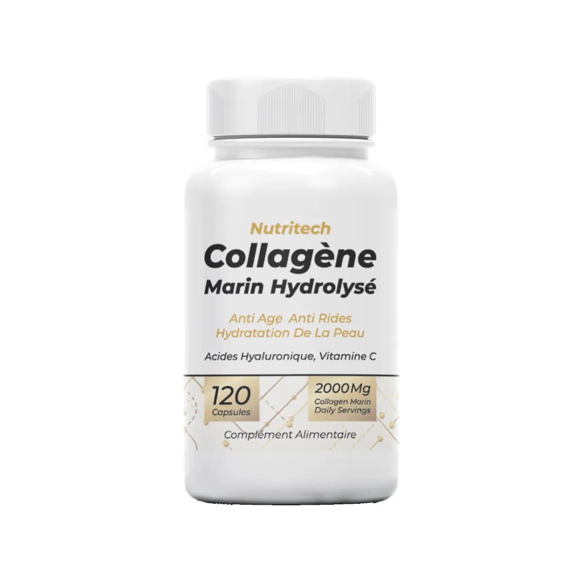Collagène Marin Hydrolysé – 120 Capsules