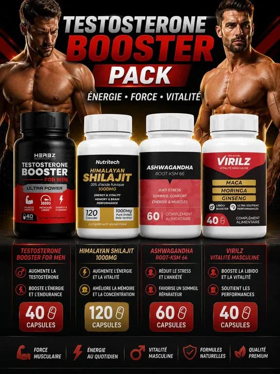 Pack testo booster for men