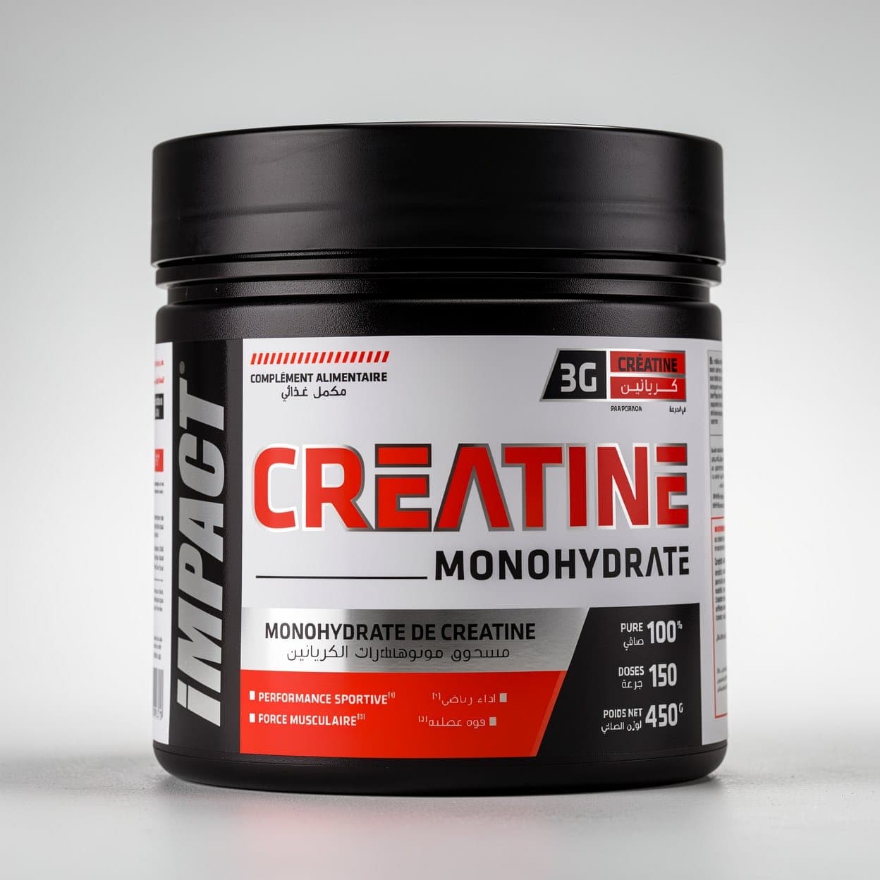 Impact Créatine Monohydrate 450 g - 150 doses