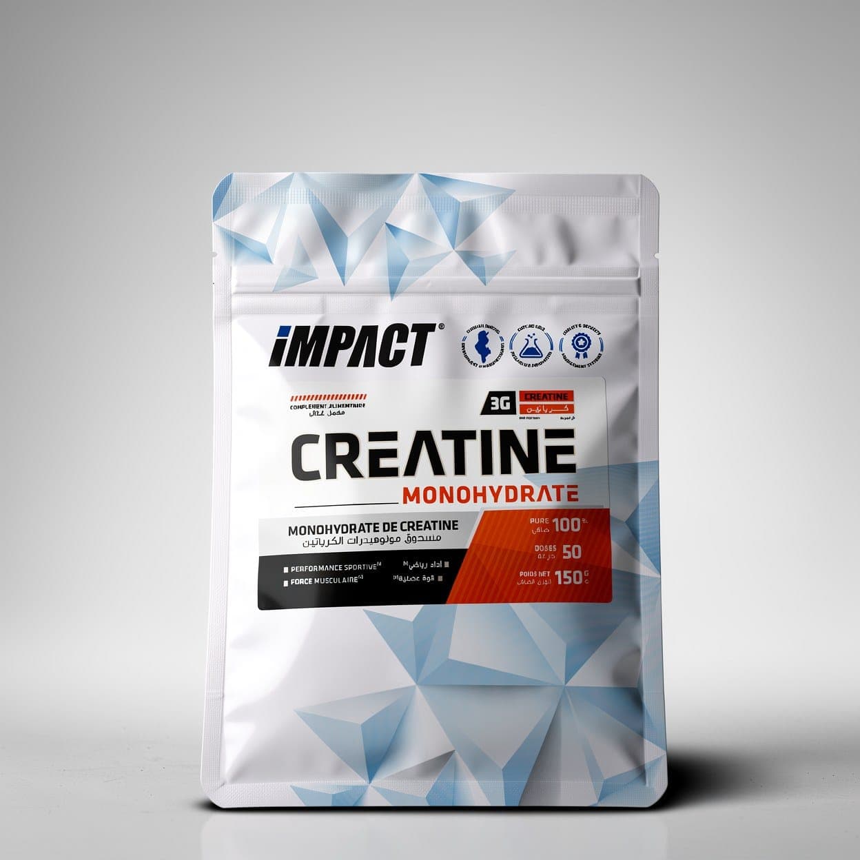 Impact Créatine Monohydrate 150 g - 50 doses