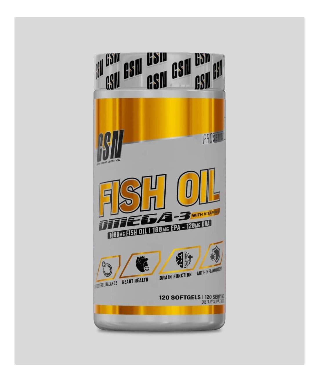 GSN Fish Oil Omega-3 120 softgels — photo 3